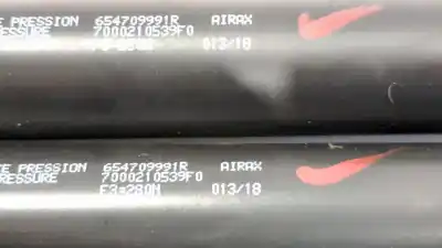 Автозапчасти б/у амортизатор капота за renault captur i (j5_, h5_) 0.9 tce 90 ссылки oem iam 654709991r  