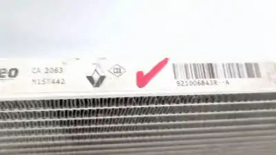 Pezzo di ricambio per auto di seconda mano radiatore riscaldamento/aria condizionata per renault captur i (j5_, h5_) 0.9 tce 90 riferimenti oem iam 921006843r  