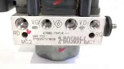 Автозапчастина б/у абс для renault captur i (j5_, h5_) 0.9 tce 90 посилання на oem iam 476607341r 47660 7341r 