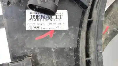 Peça sobressalente para automóvel em segunda mão termoventilador elétrico por renault captur i (j5_, h5_) 0.9 tce 90 referências oem iam 214818009r  