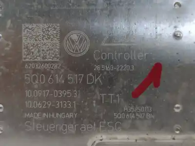Автозапчастина б/у абс для seat ateca (kh7, khp) 2.0 tdi посилання на oem iam 5q0614517dk 5q0 614 517 dk 