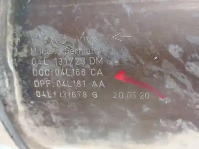 Автозапчастина б/у катализатор для seat ateca (kh7, khp) 2.0 tdi посилання на oem iam 04l131723dm dpf 04l 181 aa doc 04l166 ca