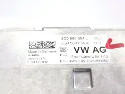 Second-hand car spare part camera for seat ateca (kh7, khp) 2.0 tdi oem iam references 3q0980654l 3q0 980 654 l 3q0 980 654 a