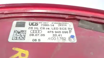 Автозапчасти б/у правый задний фонарь за audi a6 c6 (4f2) 3.2 fsi ссылки oem iam 4f5945096f 4f5 945 096 f 