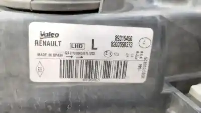 Автозапчасти б/у левая фара за renault modus / grand modus (f/jp0_) 1.5 dci (jp0g, jp0h) ссылки oem iam 8200658373 89316450 