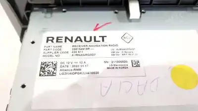 Second-hand car spare part multifunction display for otras marcas de  oem iam references 259154918r  duster año 2020