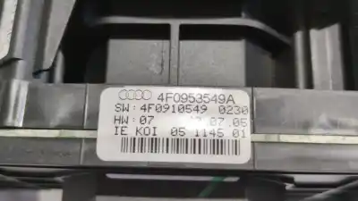 Pezzo di ricambio per auto di seconda mano comando multifunzione per audi a6 c6 (4f2) 3.2 fsi riferimenti oem iam 4f0953549a  