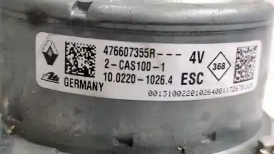 Автозапчастина б/у абс для renault espace v (jr_) 1.6 dci 130 посилання на oem iam 476607355r  