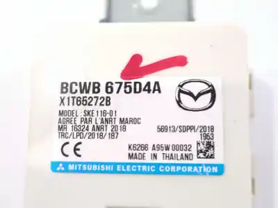 Автозапчастина б/у електронний модуль для mazda 3 fastback (bp) skyactiv-x m hybrid (bp2h) посилання на oem iam bcwb675d4a  