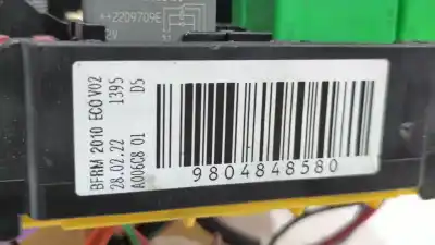 Автозапчасти б/у блок реле/предохранителей за peugeot rifter 1.6 hdi 92 ссылки oem iam 9804848580  