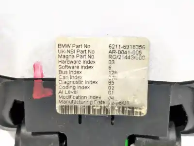 İkinci el araba yedek parçası enstrüman paneli için mini mini (r50, r53) one oem iam referansları 62116918356  