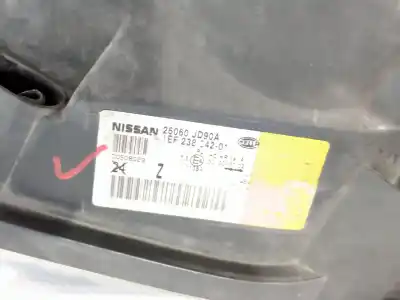 Pezzo di ricambio per auto di seconda mano faro anteriore sinistro per nissan qashqai / qashqai +2 i (j10, nj10, jj10e) 1.5 dci riferimenti oem iam 26060jd90a   Pezzo di ricambio per auto di seconda mano faro anteriore sinistro per nissan qashqai / qashqai +2 i (j10, nj10, jj10e) 1.5 dci riferimenti oem iam 26060jd90a