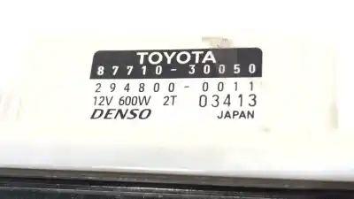 Peça sobressalente para automóvel em segunda mão resistência sofagem chauffage por lexus is iii (_e3_) 300h (ave30_) referências oem iam 8771030050  