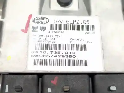 Second-hand car spare part ecu engine control for citroen c4 i (lc_) 1.4 16v oem iam references 9657429380  