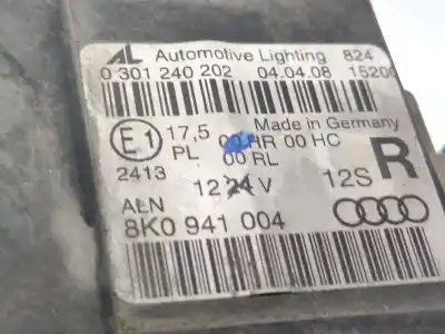 Автозапчасти б/у правая фара за audi a4 b8 (8k2) 2.0 tdi ссылки oem iam 8k0941004 8k0 941 004 0301240202