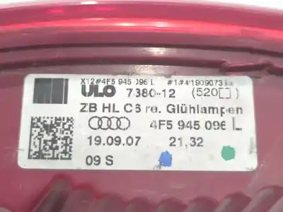 Pezzo di ricambio per auto di seconda mano luci posteriori destra per audi a6 c6 (4f2) 2.0 tdi riferimenti oem iam 4f5945096l 4f5 945 096 l 