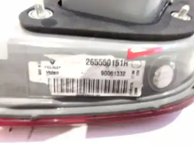 Автозапчасти б/у внутренний левый задний фонарь за otras marcas de  ссылки oem iam 265550151r  renault kadjar 2016