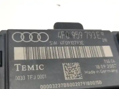 Автозапчастина б/у модуль комфорт для audi a6 c6 (4f2) 2.0 tdi посилання на oem iam 4f0959793e 4f0 959 793 e 