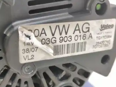 Автозапчастина б/у генератор для audi a6 c6 (4f2) 2.0 tdi посилання на oem iam 03g903016a 03g 903 016 a 2543374e