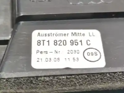 Автозапчасти б/у аэрационная решетка за audi a4 b8 (8k2) 2.0 tdi ссылки oem iam 8t1820951c   Автозапчасти б/у аэрационная решетка за audi a4 b8 (8k2) 2.0 tdi ссылки oem iam 8t1820951c