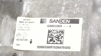 Автозапчастина б/у компресор кондиционера для dacia jogger 1.0 tce 110 (rkmd) посилання на oem iam 926003380r 926003380rt02869704262  Автозапчастина б/у компресор кондиционера для dacia jogger 1.0 tce 110 (rkmd) посилання на oem iam 926003380r 926003380rt02869704262