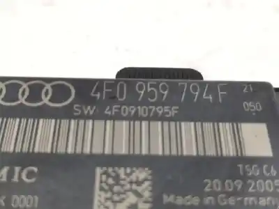 Автозапчастина б/у модуль комфорт для audi a6 c6 avant (4f5) 2.7 tdi посилання на oem iam 4f0959794f t   Автозапчастина б/у модуль комфорт для audi a6 c6 avant (4f5) 2.7 tdi посилання на oem iam 4f0959794f t