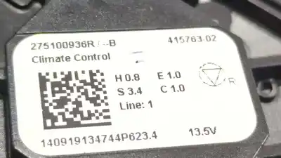 Автозапчасти б/у климат-контроль за renault arkana i (lcm_, ldn_) 1.3 tce 160 (ldn1) ссылки oem iam 275100936r 140919134744p6234 