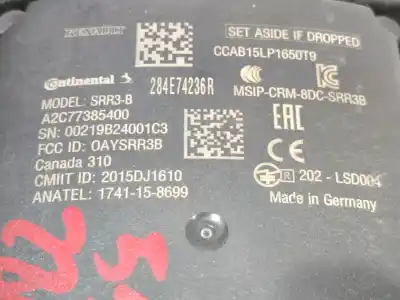 Peça sobressalente para automóvel em segunda mão módulo eletrônico por renault arkana i (lcm_, ldn_) 1.3 tce 160 (ldn1) referências oem iam 284e74236r a2c77385400 