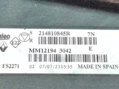 Second-hand car spare part radiator cooling fan for renault captur ii (hf_) e-tech 145 (hfmu) oem iam references 214810845r mmm121943042 