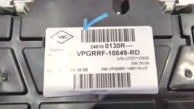 Peça sobressalente para automóvel em segunda mão quadrante por renault captur i (j5_, h5_) 1.5 dci 90 referências oem iam 248100130r  