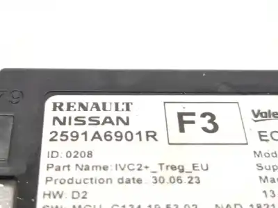 Автозапчастина б/у електронний модуль для renault captur ii (hf_) e-tech 145 (hfmu) посилання на oem iam 2591a6901r va2c20208pf232609859 