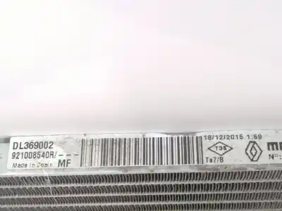 Автозапчастина б/у конденсат/радіатор кондиционера для renault megane iv fastback (b9a/m/n_) 1.5 dci 110 (b9a3) посилання на oem iam dl369002531 921008540r 