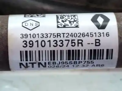 Second-hand car spare part front left transmission for renault captur ii (hf_) e-tech 145 (hfmu) oem iam references 391013375r  
