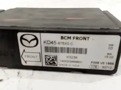 Автозапчастина б/у блок управління комфортом для mazda cx-5 (ke, gh) 2.2 d (ke2fw) посилання на oem iam kd45675x0c  