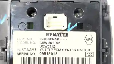 Автозапчасти б/у многофункциональное управление за renault scénic iii (jz0/1_) 1.5 dci ссылки oem iam 253b00345r  