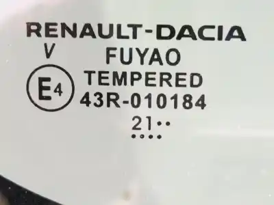Автозапчастина б/у скло двері задне ліво для dacia jogger 1.0 tce 110 (rkmd) посилання на oem iam 43r010184  