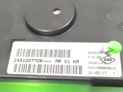Second-hand car spare part dashboard for dacia dokker monospace (ke_) 1.5 dci (keaj, keah) oem iam references 248100770r ns31359636v 