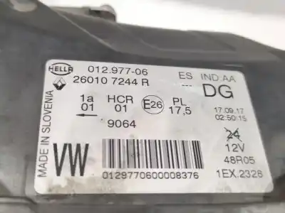 Pezzo di ricambio per auto di seconda mano faro anteriore destro per renault captur i (j5_, h5_) 1.2 tce 120 riferimenti oem iam 260107244r 0129770600008376 