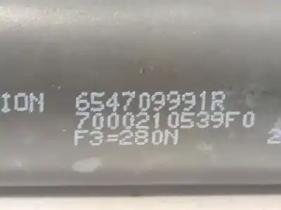 Автозапчасти б/у амортизатор капота за renault captur i (j5_, h5_) 1.2 tce 120 ссылки oem iam 654709991r  
