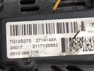 Автозапчасти б/у генератор за renault captur i (j5_, h5_) 1.2 tce 120 ссылки oem iam 231006677r  