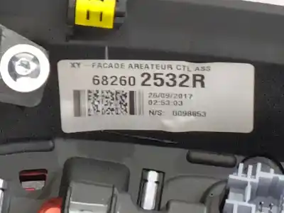 Автозапчасти б/у аэрационная решетка за renault captur i (j5_, h5_) 1.2 tce 120 ссылки oem iam 682602532r  
