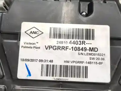 Pezzo di ricambio per auto di seconda mano pannello degli strumenti per renault captur i (j5_, h5_) 1.2 tce 120 riferimenti oem iam 248104403r lemd015321 