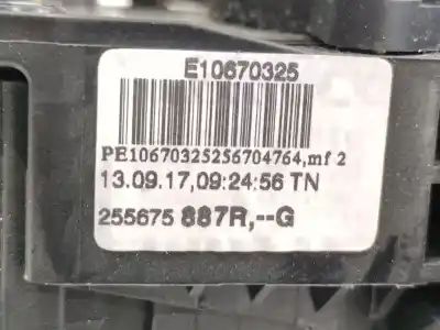 Pezzo di ricambio per auto di seconda mano comando multifunzione per renault captur i (j5_, h5_) 1.2 tce 120 riferimenti oem iam 255675887r e10670325 