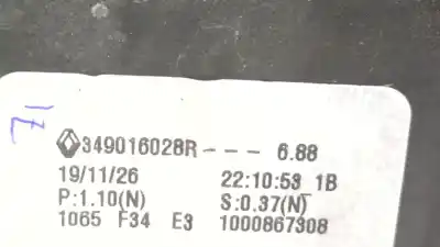 Second-hand car spare part gear lever for renault captur ii (hf_) tce 160 (hfn1) oem iam references 349016028r  