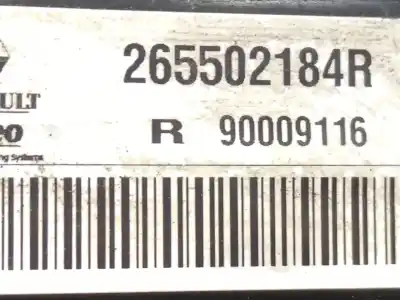 Second-hand car spare part right tailgate light for dacia lodgy (js_) 1.5 dci oem iam references 265502184r  90009116