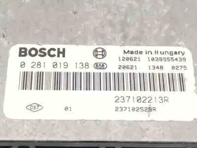 Second-hand car spare part ecu engine control for dacia lodgy (js_) 1.5 dci oem iam references 237102529r 0281019138 
