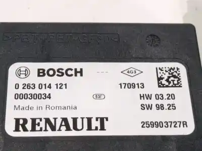 Автозапчасти б/у электронный модуль за renault captur i (j5_, h5_) 1.2 tce 120 ссылки oem iam 0263014121 259903727r 