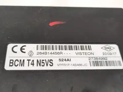 Peça sobressalente para automóvel em segunda mão bsi / bcm / módulo eletrónico confort por renault captur i (j5_, h5_) 1.2 tce 120 referências oem iam 284b14456r 27384992 
