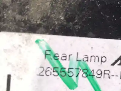 Автозапчасти б/у левый задний фонарь за renault captur i (j5_, h5_) 1.2 tce 120 ссылки oem iam 265557849r  