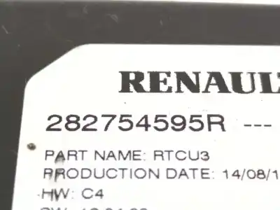 Peça sobressalente para automóvel em segunda mão módulo eletrônico por renault captur i (j5_, h5_) 1.2 tce 120 referências oem iam 282754595r  